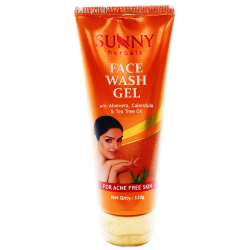 Bakson Sunny Herbals Face Wash Gel with Alovera, Calendula & Tea Tree Oil