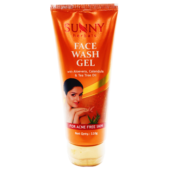 Bakson Sunny Herbals Face Wash Gel with Alovera, Calendula & Tea Tree Oil