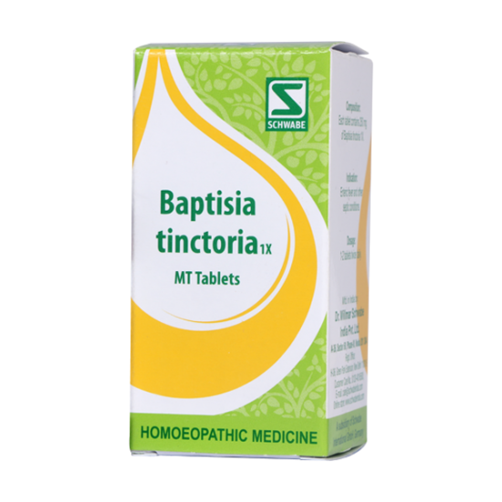 Willmar Schwabe India Baptisia Tinctoria 1X MT tablets