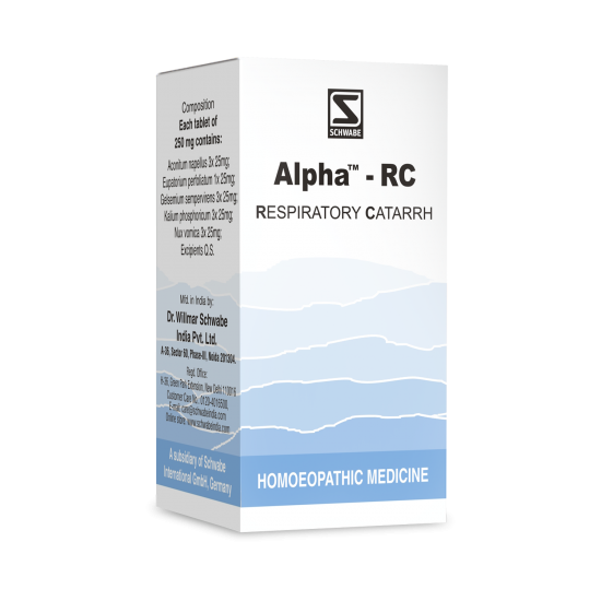 Willmar Schwabe India Alpha RC (Respiratory Catarrh)